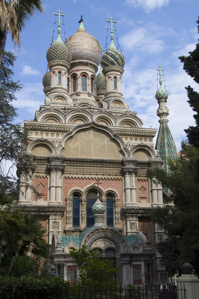 Christ the Saviour Russian Orthodox Church in Sanremo, Liguria in Italy