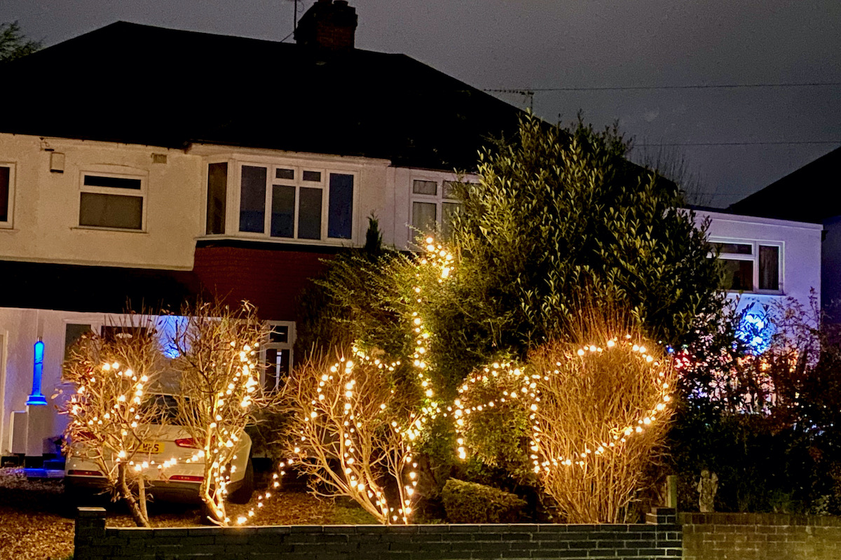 Christmas Lights in Radlett, Hertfordshire