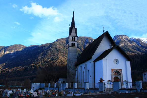 Church of San Lorenzo in Dimaro, Trentino, Italy