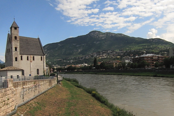 Church of Sant'Apollinare on the River Adige in Trento