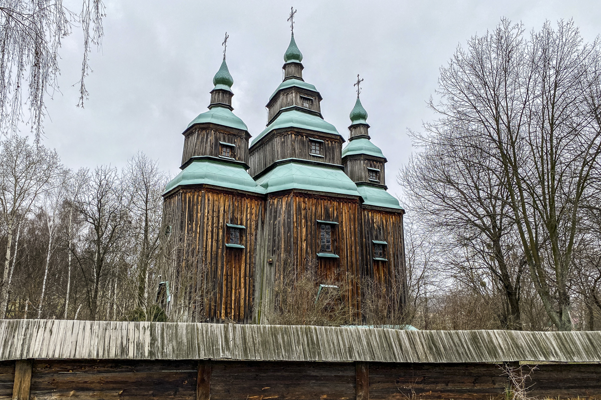 Church of St Paraskeva in the Open Air Museum in Kiev in the Ukraine   3157