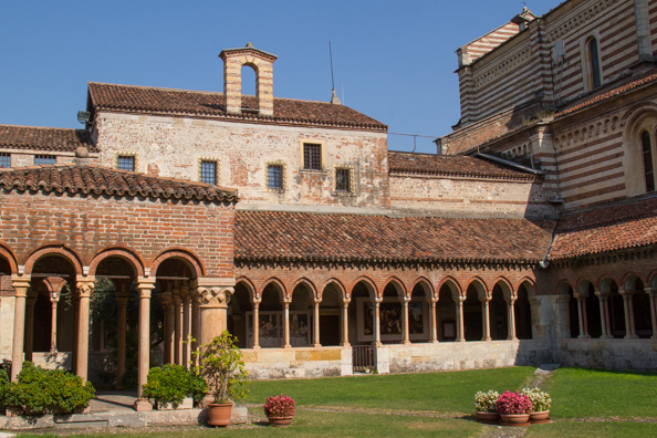 Cloisters at the Church of San Zeno in Verona