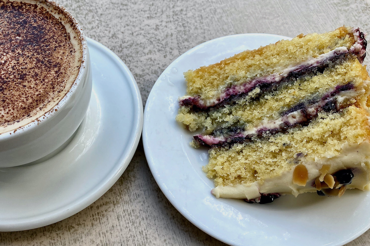 Coffee and Cake at Compton Acres in Canford Cliffs, Dorset