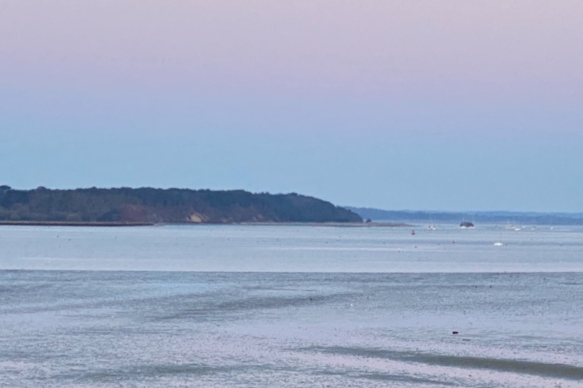 Colours of Dawn over Poole Harbour in Dorset