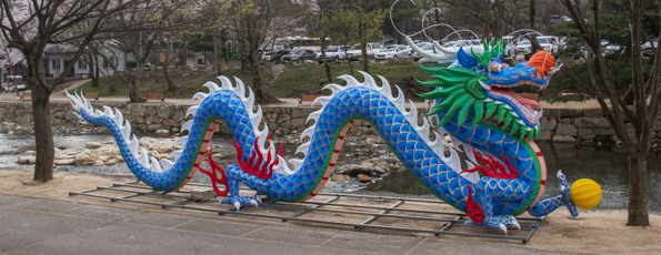 Entering the Dragons’ Den at Tongdosa Temple in South Korea