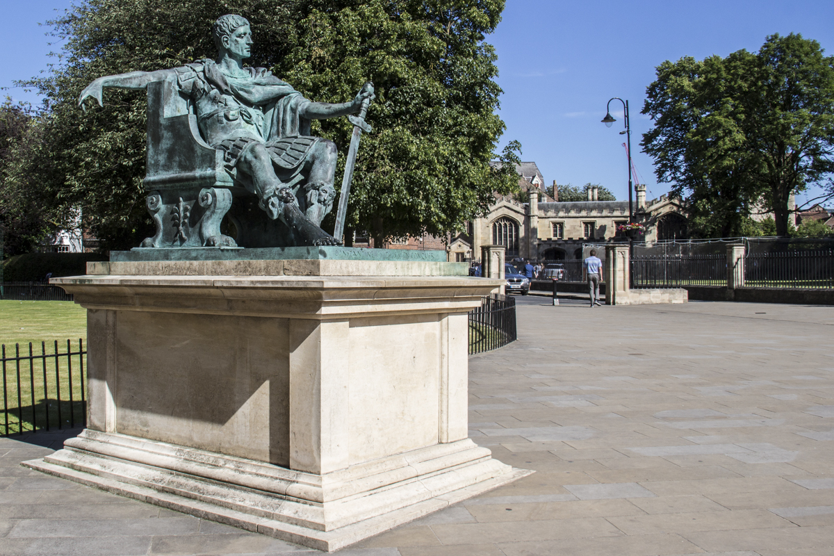 Constantine the Great outside York Minster 20180807
