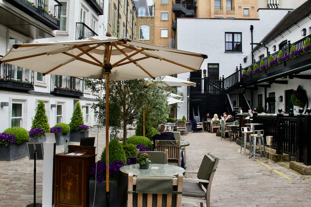 Courtyard at The Stafford London