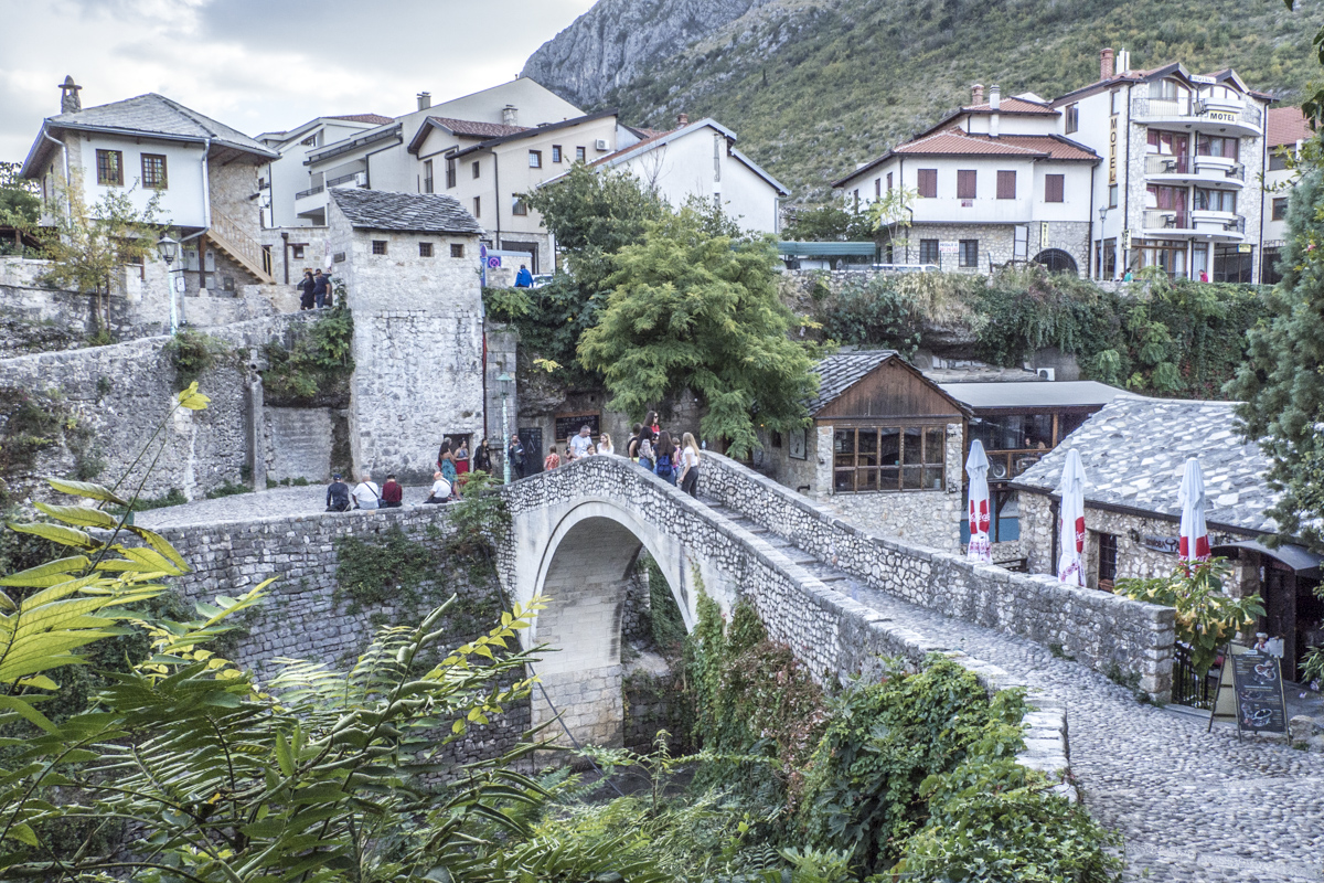 Crooked Bridge of Mostar in Bosnia and Herzegovina  190779