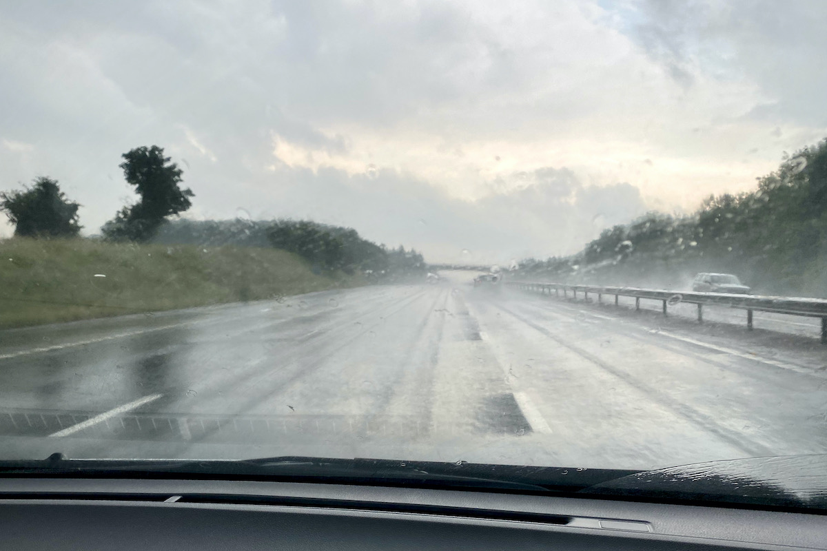 Downpour on the Motorway
