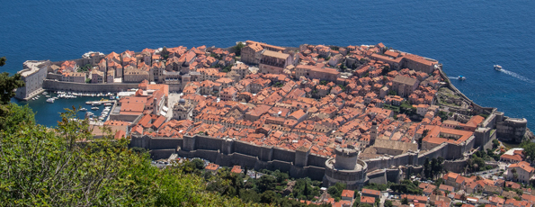 Three Tiers of Dubrovnik in Croatia