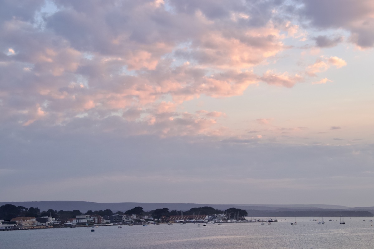 Early Evening Skies Over Poole Harbour in Dorset