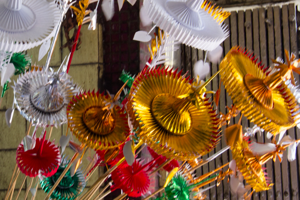 Festival decorations in Myanmar