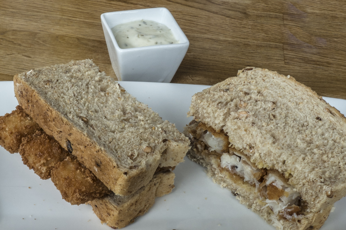 Fish Finger Sandwich at the Wellington Cafe in Deal, Kent  5060398