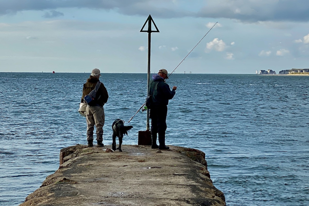 Fishermen on the Harbour in Sandbanks, Dorset