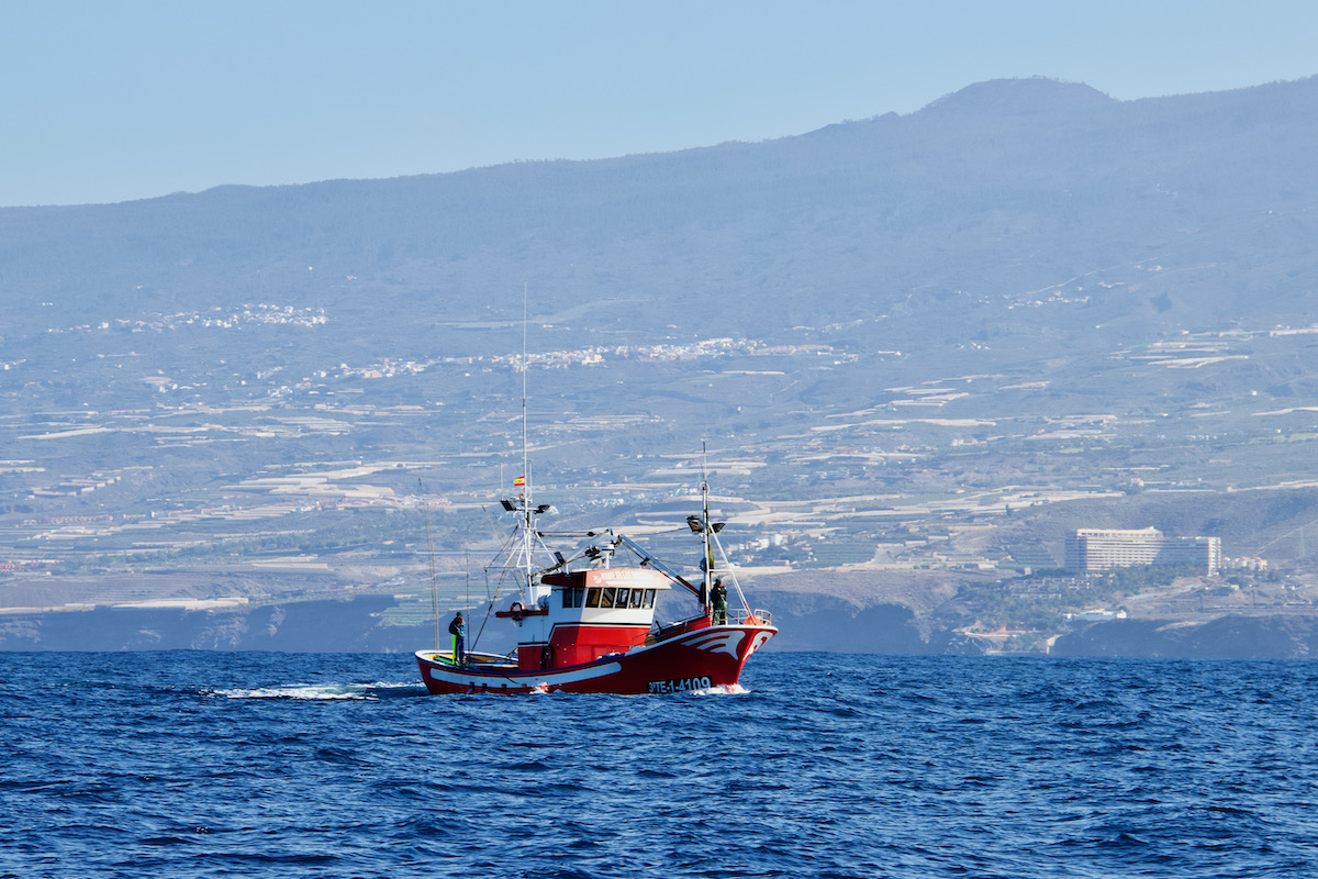 Fishing Boat off the South Coast of Tenerife