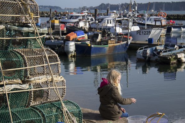 Fishing boats in Poole Harbour