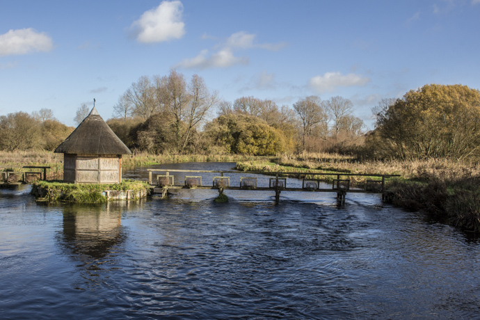 Fishing Hut on the River Test in Hampshire   1062