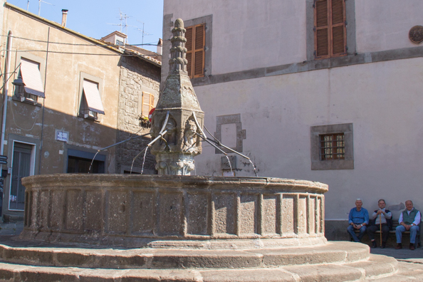 Fontana di Pianoscarano in Viterbo, Italy