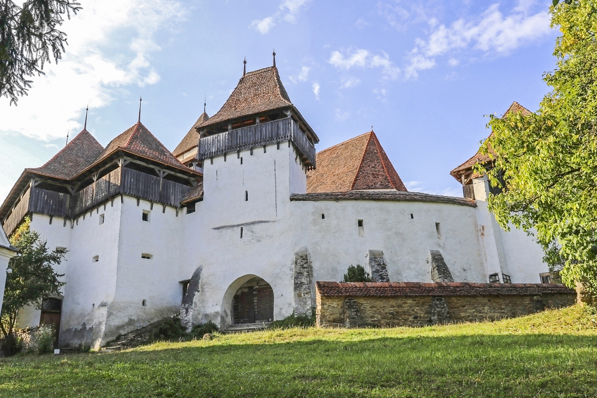 Fortified church in Viscri in Romania Image Credit  Andy Wilson