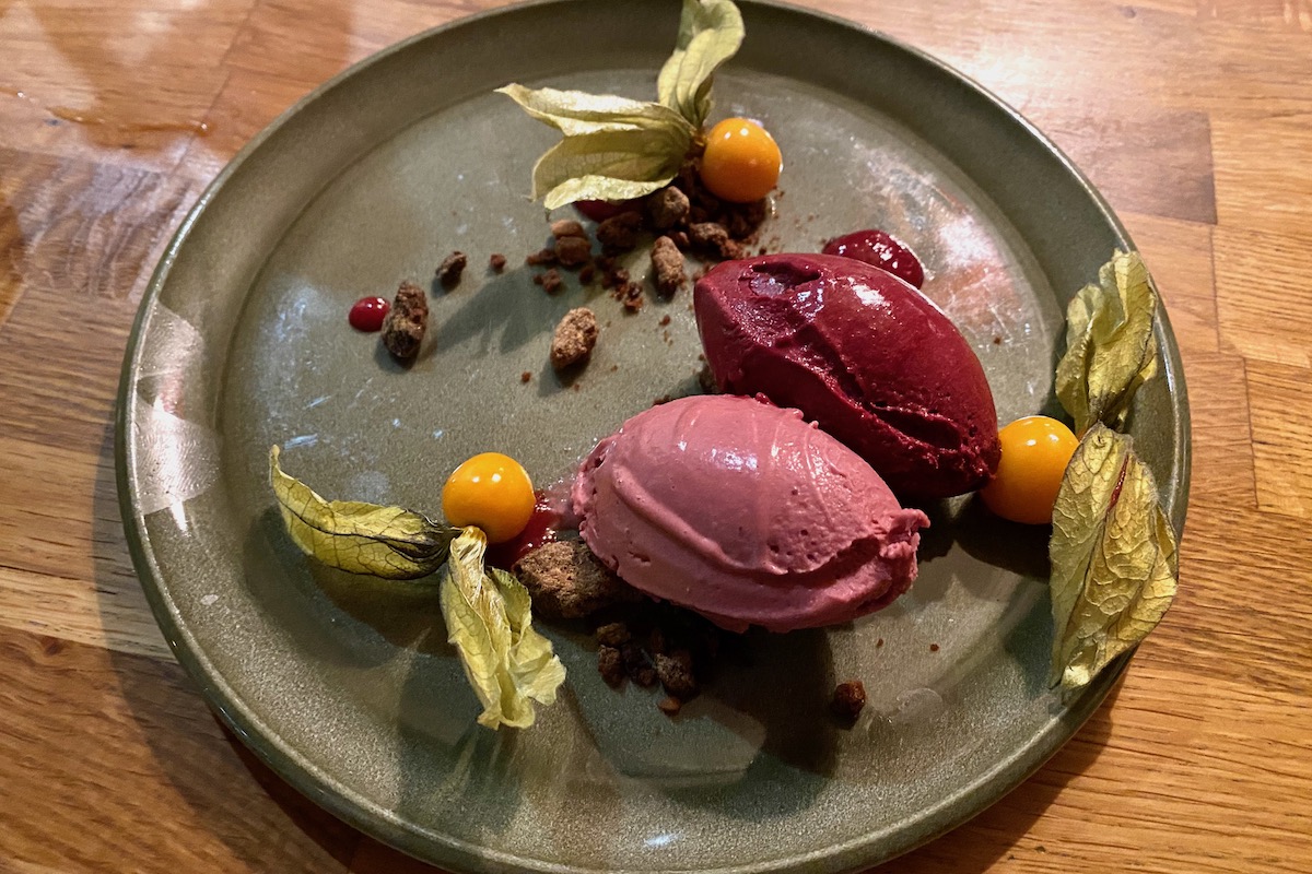 Freshly Made Sorbets at Bardus Bar and Bistro in Tromsø, Norway