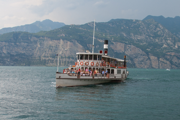G Zanardelli a steamboat ferry on Lake Garda in Italy