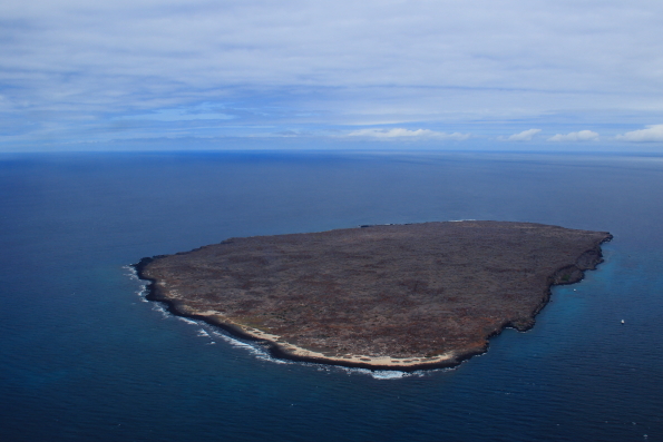An island in the Galapagos archipelago