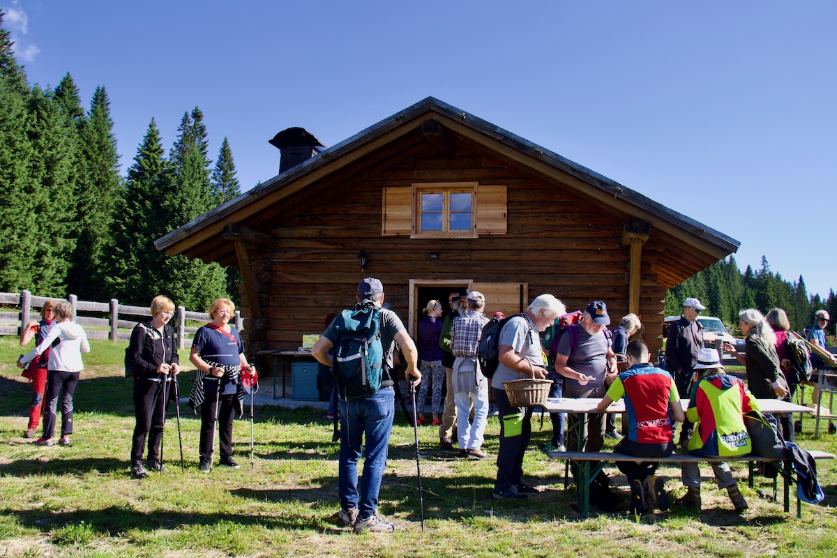 Gathering at Zeledria to go Foraging in the Brenta Dolomites in Madonna di Campiglio