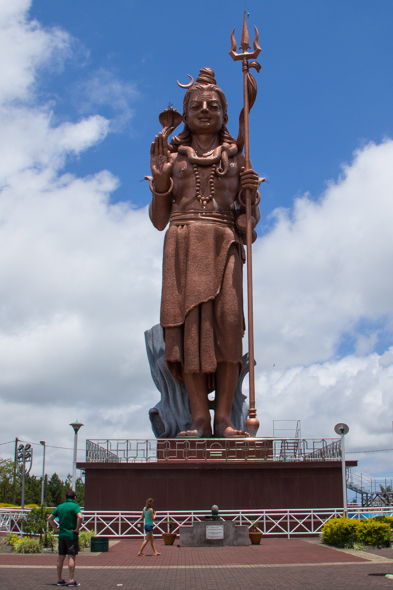 Giant statue of Shiva, Grande Bassin on Mauritius