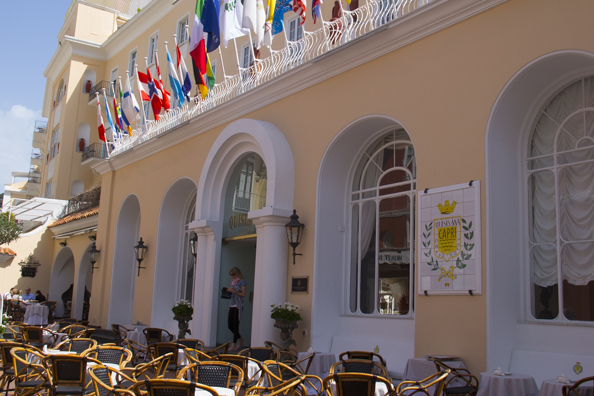 Grand Hotel Quisisana in the town of Capri on Capri