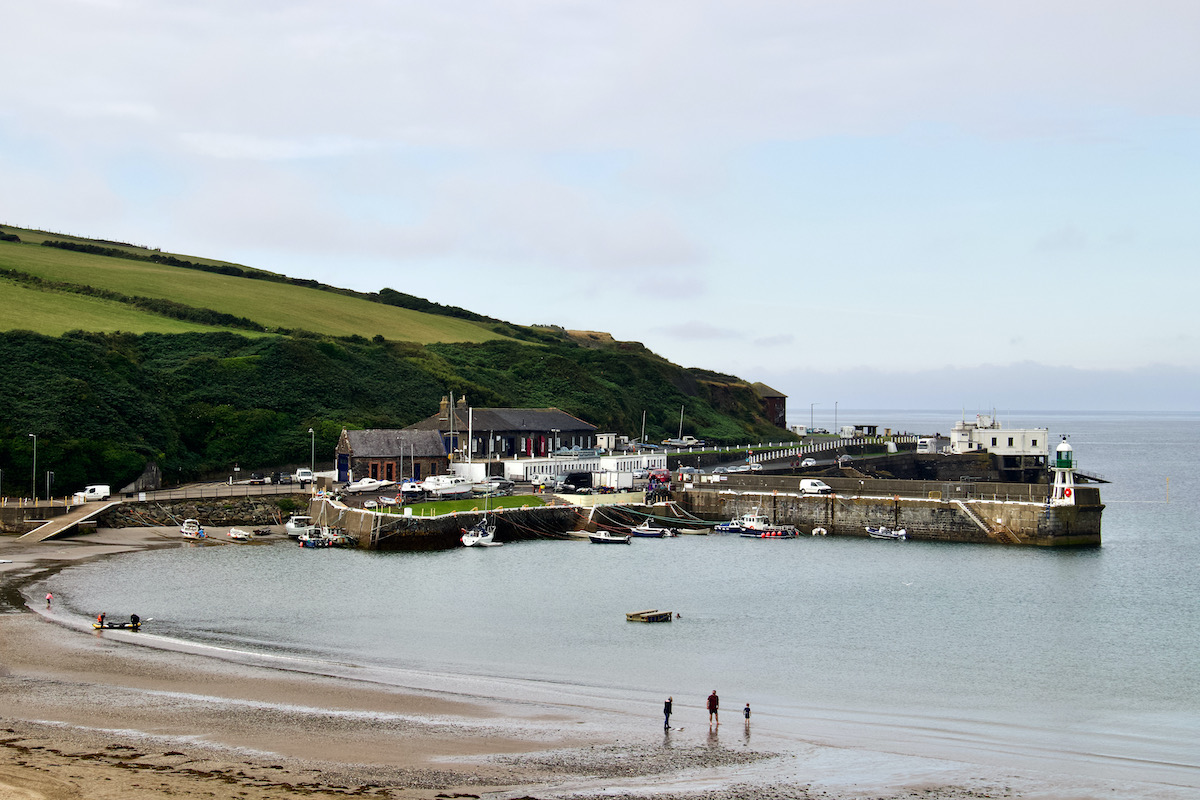 Harbour and Old Marine Biological Station at Port Erin, Isle of Man