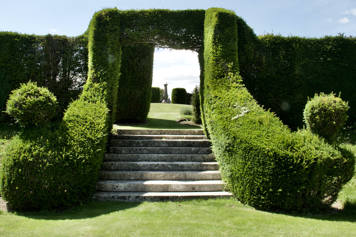 Hedge Enclosed Gardens at The Manor in Cranborne, Dorset