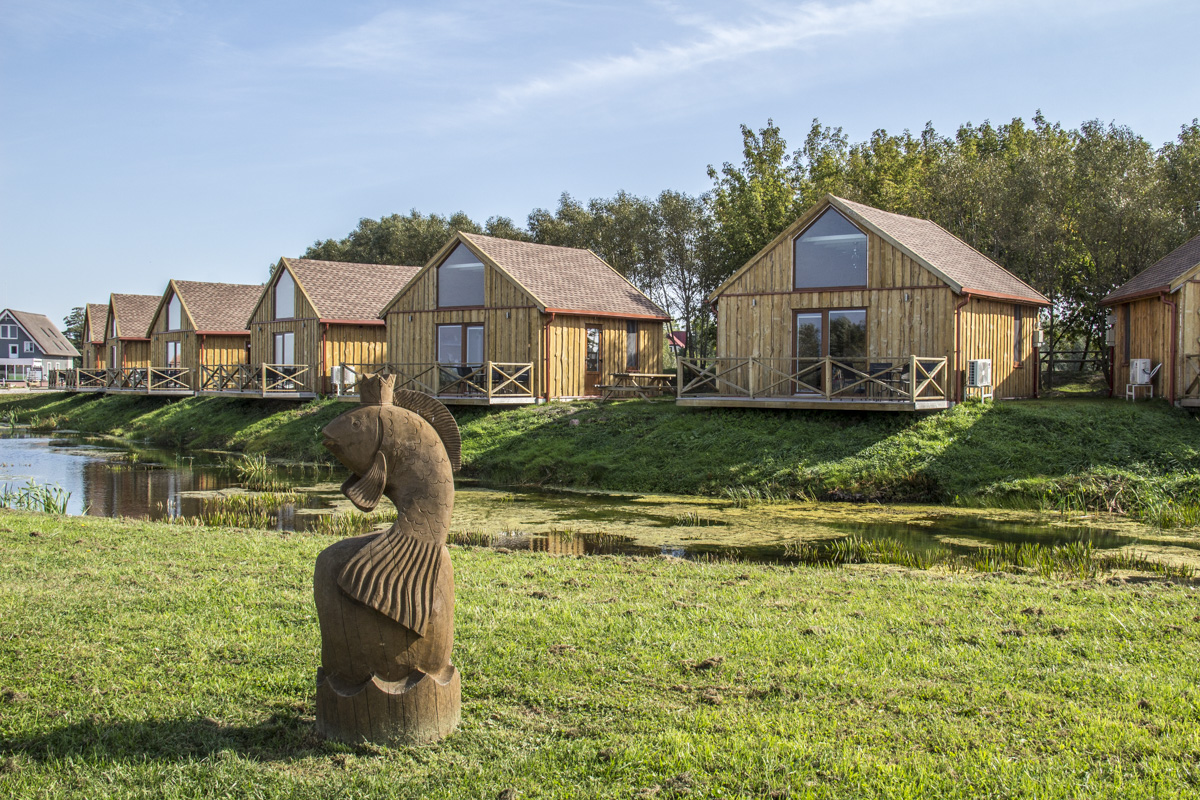 Holiday Cabins at Dreverna on the Curonian Lagoon Lithuania  0023