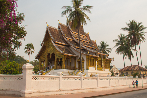 Hor Prabang in the grounds of the Royal Palace Museum in Luang Prabang, Laos