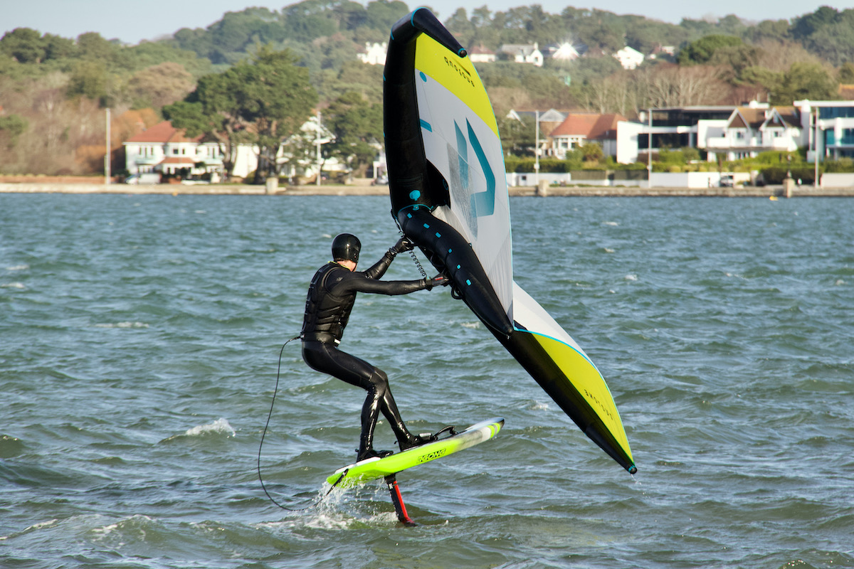 Hover Board and Wings on Poole Harbour
