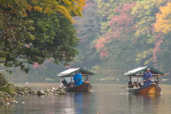 Hozugawa River Boat Cruises in Arashiyama, Japan