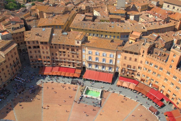 Il Camp Siena from Torre Mangia