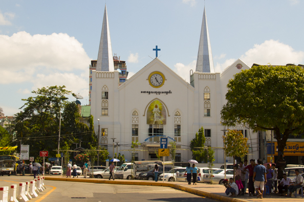 Immanuel Baptist Church in Yangon city centre