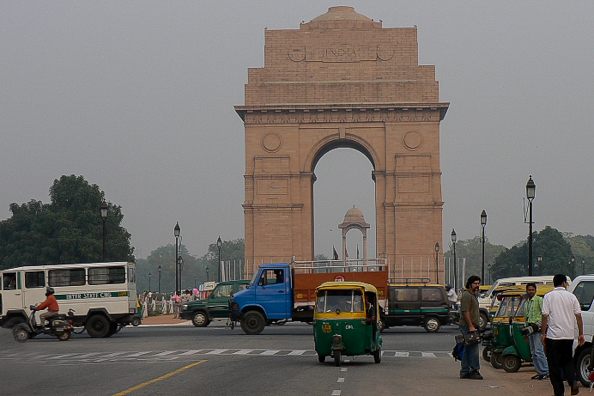 India Gate in Delhi in India