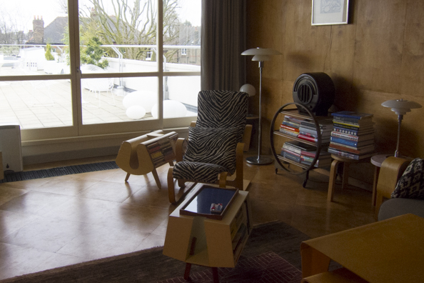 Inside the penthouse at the Isokon Building in Hampstead London-82
