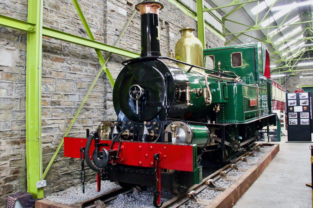 Inside the Railway Museum at Port Erin on the Isle of Man