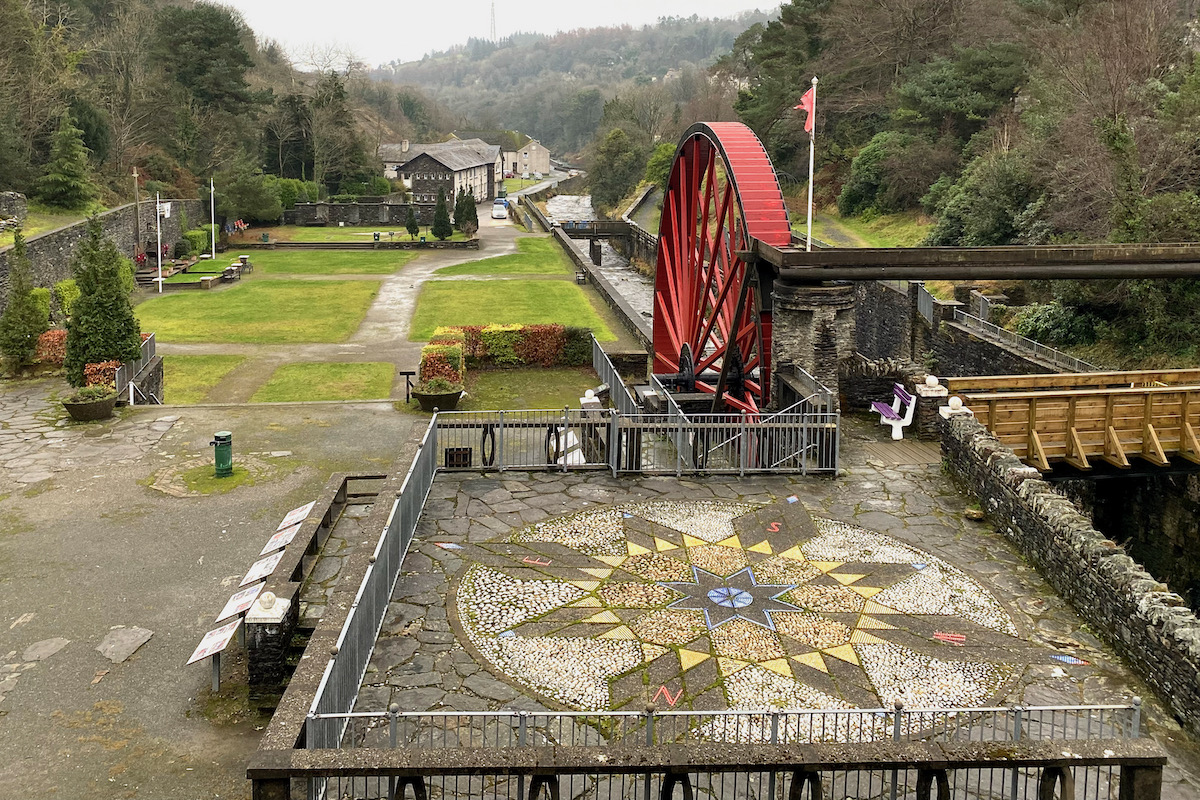 Lady Evelyn Waterwheel and Washing Floor at Laxey on the Isle of Man