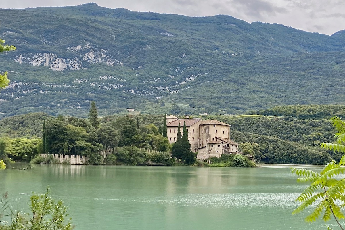 Lago Toblino near Trento in Italy