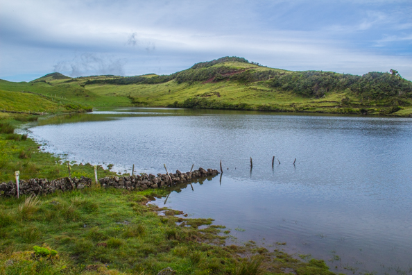 Lagoa do Capitão on Pico Island in the Azores