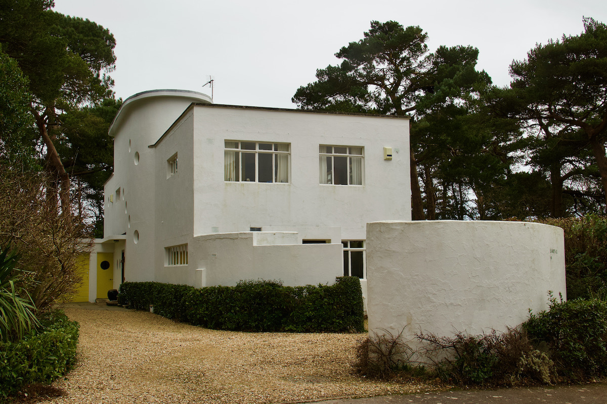 Landfall an Art Deco House in Canford Cliffs, Dorset