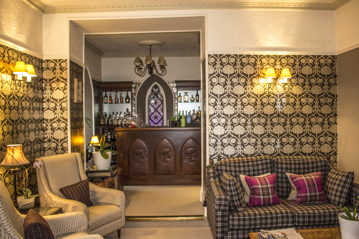 Lounge and Bar at the Cedar Manor Hotel in Windermere, Cumbria, UK  0004