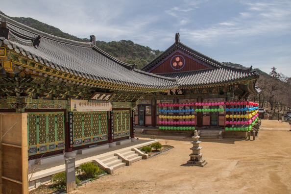 Main Hall, Daejeokkwangjeon, of Haeinsa Temple in South Korea