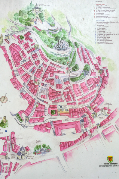 Map of La Pigna in Sanremo on the Italian Riviera 3321.jpg