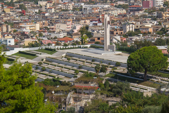 Martyrs Cemetery in Vlore, Albania