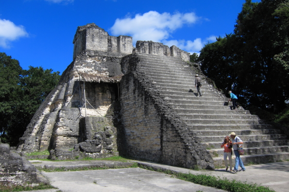 Mayan temple at Tikal in Guatemala