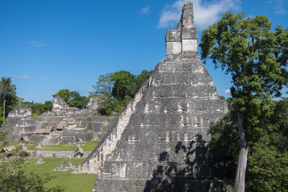 Mayan temples at Tikal in Guatemala